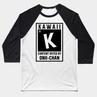 Kawaii content Baseball T-Shirt